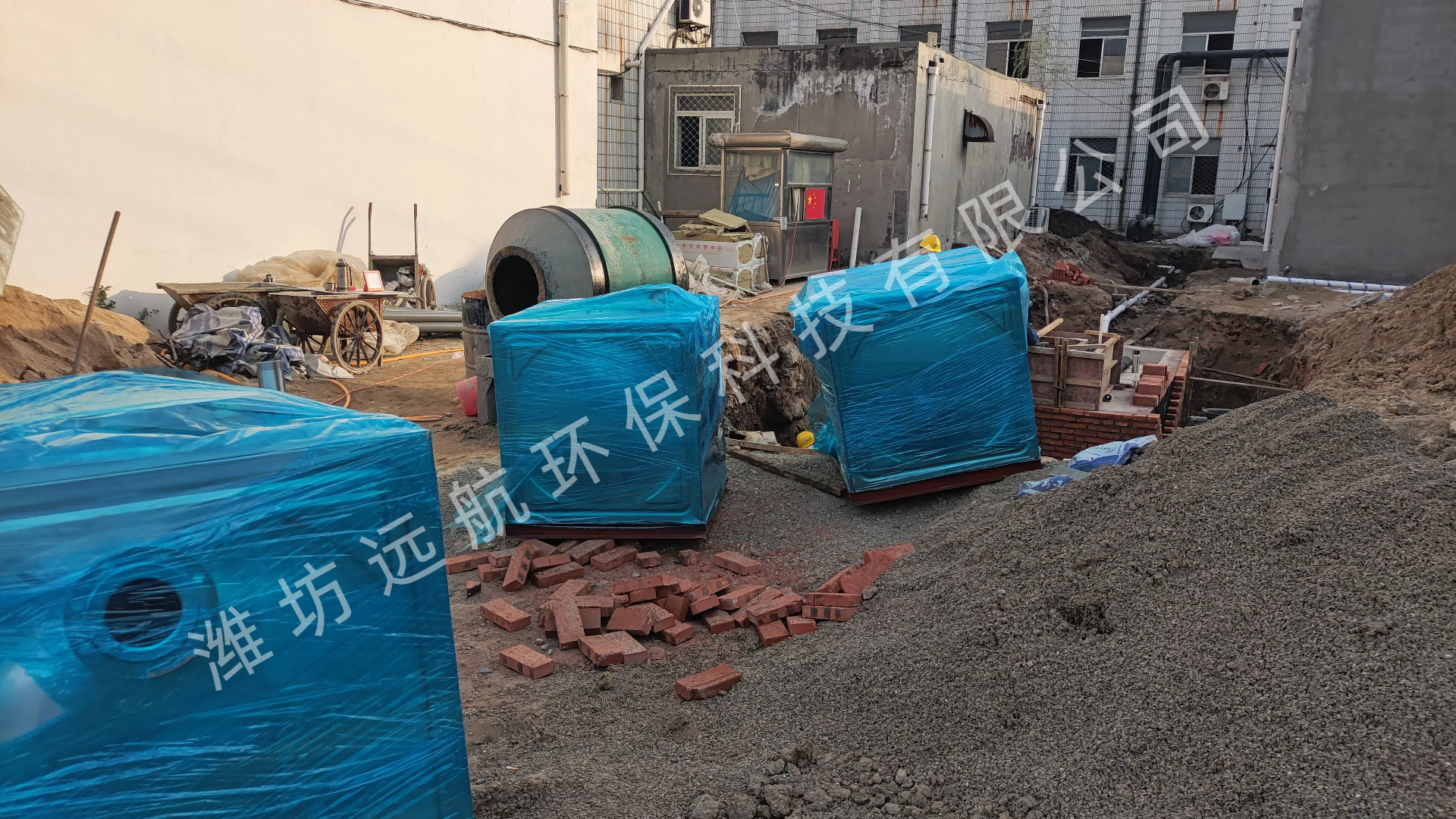 山东省烟台市970医院,衰变池项目案例
