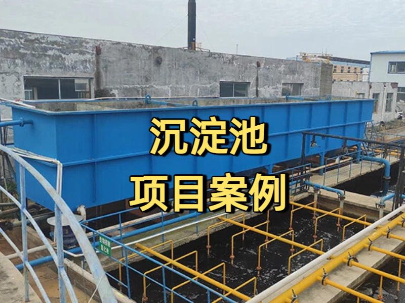污水处理沉淀池项目案例